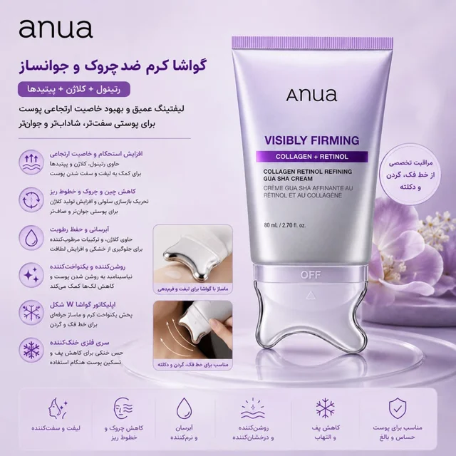 کرم ضد چروک آنوا مدل Visibly Firming مناسب انواع پوست حجم 80 میلی لیتر 102925983