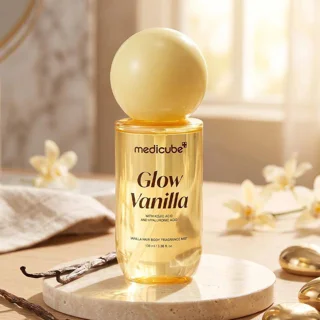 بادی میست مدیکیوب مدل glow vanilla حجم 100 میلی لیتر 102925796