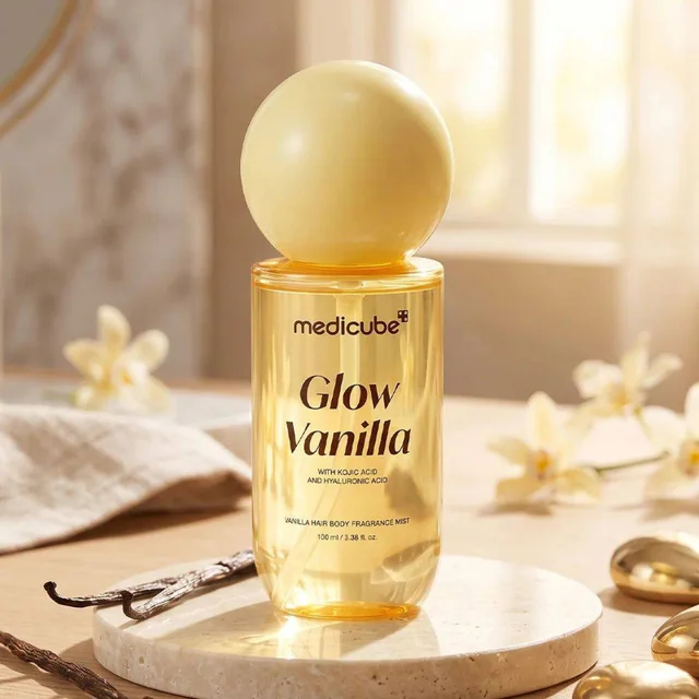 بادی میست مدیکیوب مدل glow vanilla حجم 100 میلی لیتر 102925796